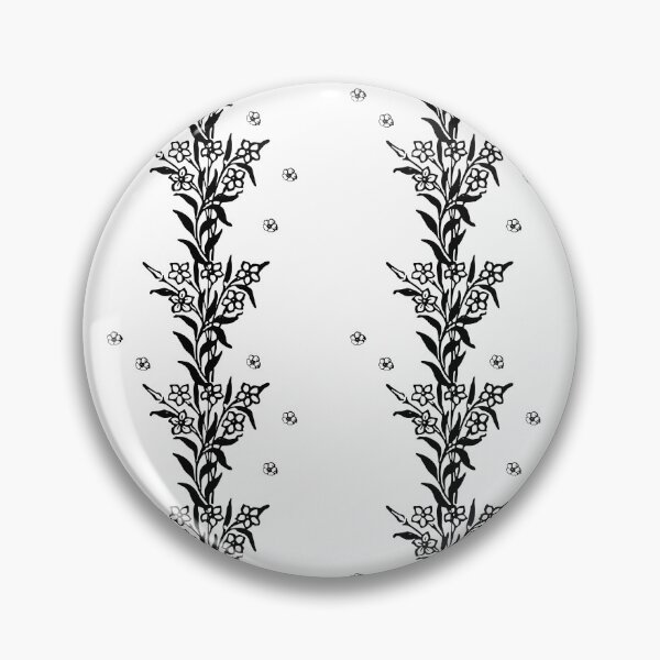 Item preview, Botanical Monochrome Flower Vines - Seamless Pattern designed and sold by SunnyBrand.