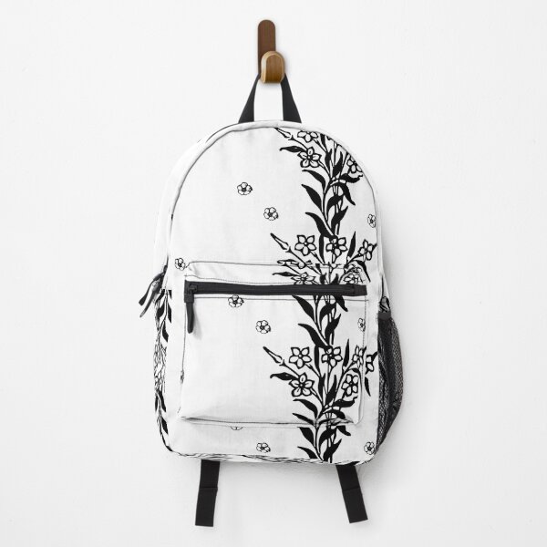 Item preview, Botanical Monochrome Flower Vines - Seamless Pattern designed and sold by SunnyBrand.