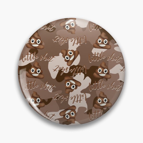 Item preview, Little lil shit_brown military - cute pet design series designed and sold by Elena Ivan - Papadopoulou.