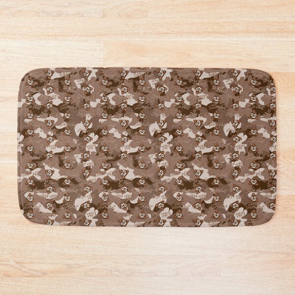Item preview, Little lil shit_brown military - cute pet design series designed and sold by Elena Ivan - Papadopoulou.