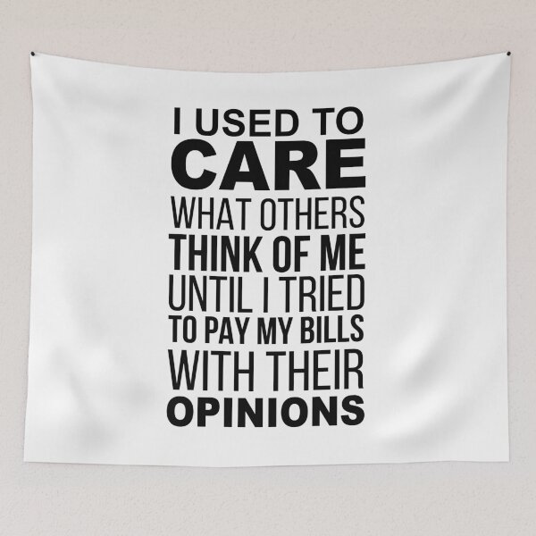 Item preview, Opinions and Bills Motivational typography designed and sold by mrhighsky.