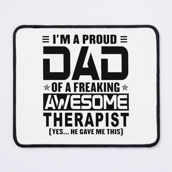 Item preview, I’m A Proud Dad Of A Freaking Awesome therapist, Funny Dad Shirt, Dad Of therapist Shirt, Dad Gifts, Christmas Gifts For Dad designed and sold by xlnv.
