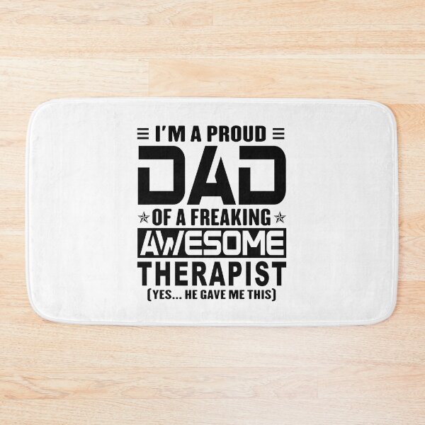 Item preview, I’m A Proud Dad Of A Freaking Awesome therapist, Funny Dad Shirt, Dad Of therapist Shirt, Dad Gifts, Christmas Gifts For Dad designed and sold by xlnv.