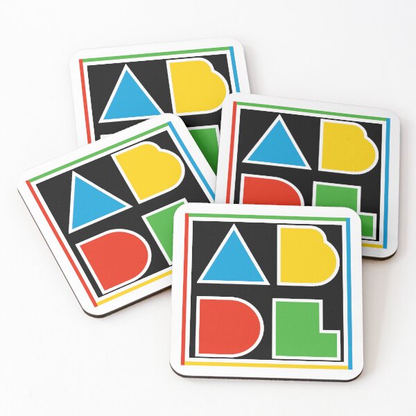 Item preview, ABDL Logo Color Block - black w/ outline designed and sold by DF3.
