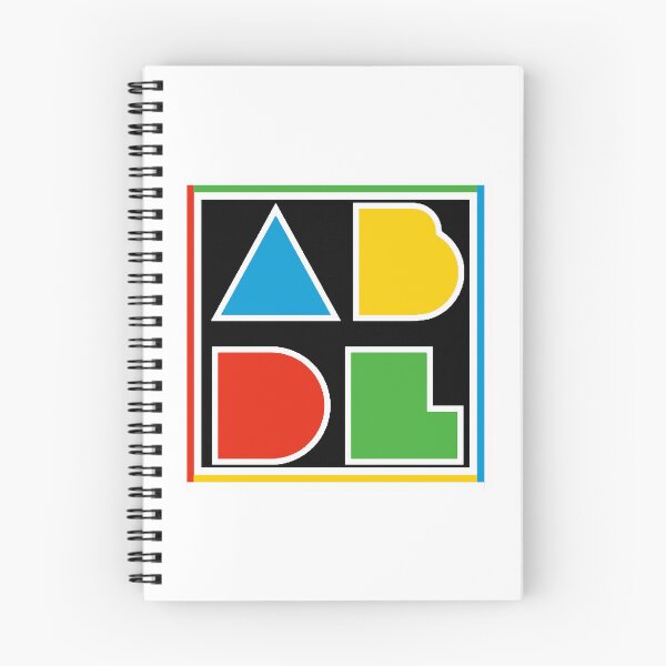 Aperçu de l'œuvre ABDL Logo Color Block - noir avec contour créée et vendue par DF3.