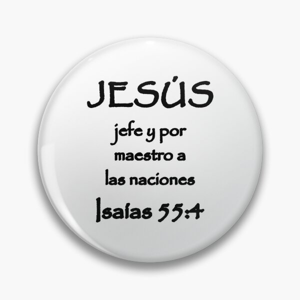 Item preview, Isaiah 55:4 Jesus Chief and Master to the Nations Spanish Bible Verse designed and sold by NombresDeJesus.