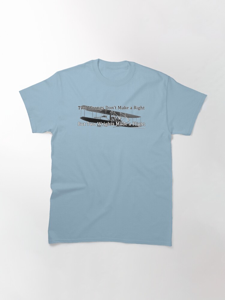 Alternate view of Wrights and Wrongs Classic T-Shirt