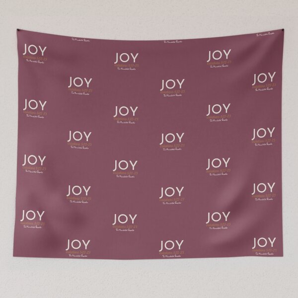 Item preview, The Fruit of The Spirit Joy - Purple and Tan designed and sold by TheReporter1.
