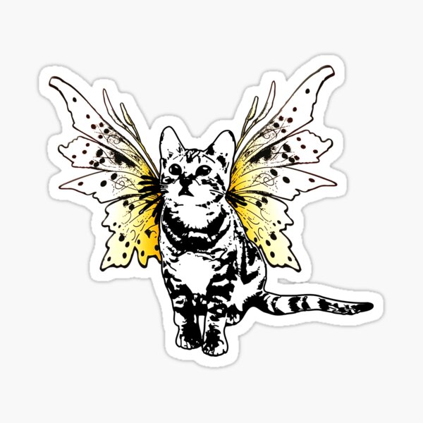 He's A Fairy Sweet Kitty Sticker