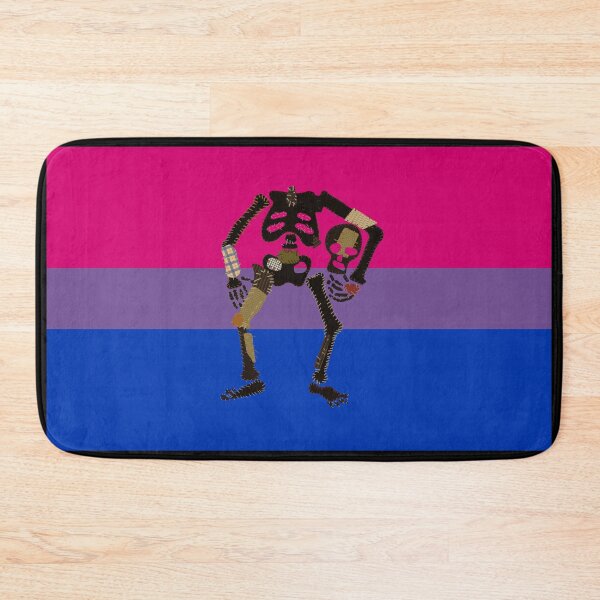 Item preview, Bisexual Pride - Decapitated Skeleton Flag designed and sold by BeccaPaintmore.