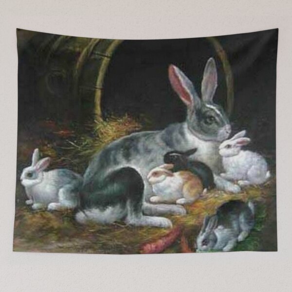 Item preview, Cozy Rabbit Family Nest designed and sold by SweetMySpot.