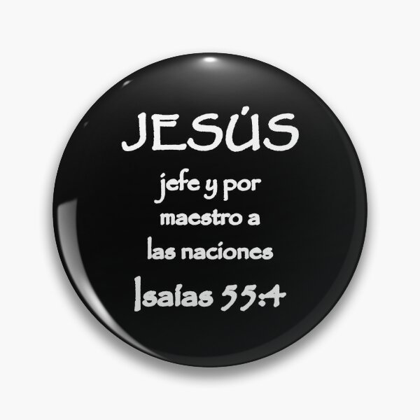 Item preview, Isaiah 55:4 Jesus Chief and Master to the Nations Spanish Bible Verse designed and sold by NombresDeJesus.