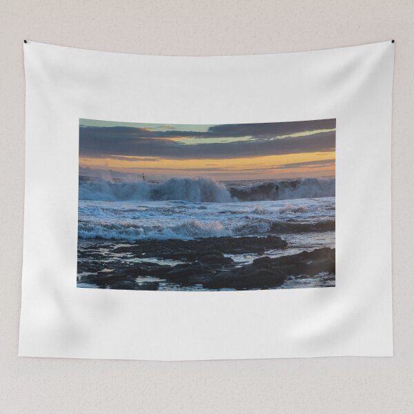 Item preview, Rough Seas at Sunset designed and sold by heidipics.