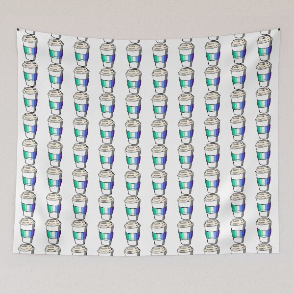 Item preview, Trans Inclusive Gay Men Coffee Cup Doodle designed and sold by CJ Vanderbeek.