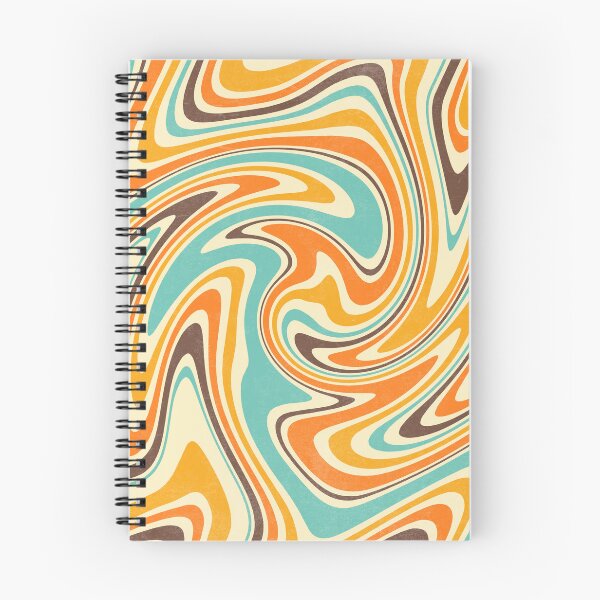 Item preview, Groovie Retro 70s Swirl Spiral Colorful designed and sold by trajeado14.