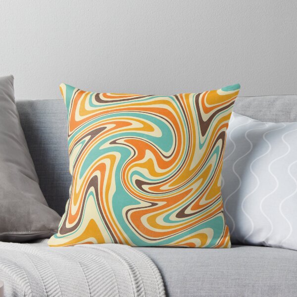 Item preview, Groovie Retro 70s Swirl Spiral Colorful designed and sold by trajeado14.