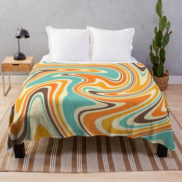 Item preview, Groovie Retro 70s Swirl Spiral Colorful designed and sold by trajeado14.