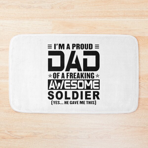 Item preview, I’m A Proud Dad Of A Freaking Awesome soldier, Funny Dad Shirt, Dad Of soldier Shirt, Dad Gifts, Christmas Gifts For Dad designed and sold by xlnv.