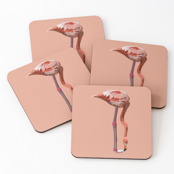 Item preview, C is for Caribbean Flamingo ,Caribbean Flamingo Illustration – Vibrant Tropical Bird Artwork designed and sold by PrettylittlepastelUk.