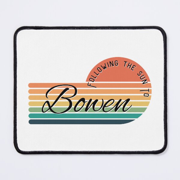 Item preview, Following The Sun To Bowen Retro Sunset designed and sold by Zaprinda.