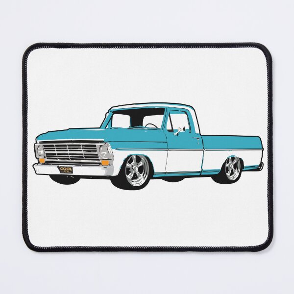 Item preview, Light Blue & White 60s Lowered F Truck designed and sold by CoolRide.