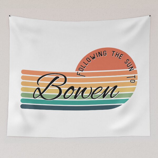 Item preview, Following The Sun To Bowen Retro Sunset designed and sold by Zaprinda.