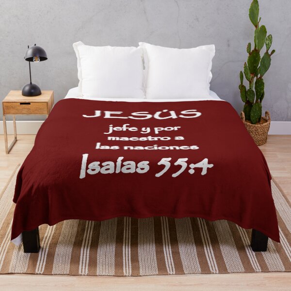 Item preview, Isaiah 55:4 Jesus Chief and Master to the Nations Spanish Bible Verse designed and sold by NombresDeJesus.