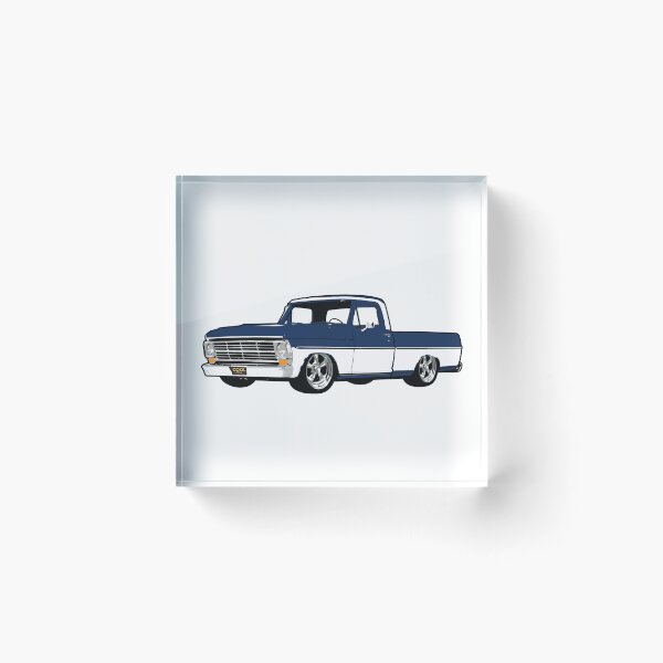 Item preview, Blue & White 60s Lowered F Truck designed and sold by CoolRide.