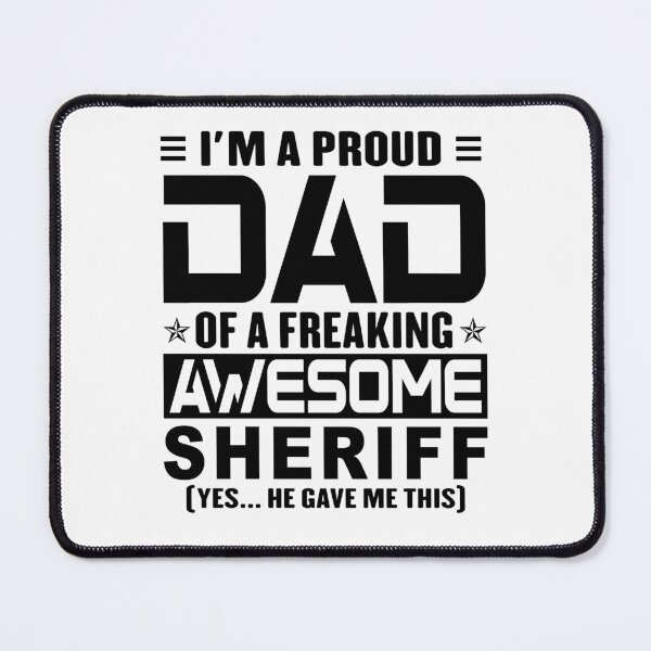 Item preview, I’m A Proud Dad Of A Freaking Awesome sheriff, Funny Dad Shirt, Dad Of sheriff Shirt, Dad Gifts, Christmas Gifts For Dad designed and sold by xlnv.