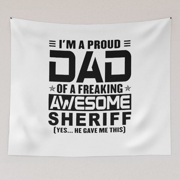 Item preview, I’m A Proud Dad Of A Freaking Awesome sheriff, Funny Dad Shirt, Dad Of sheriff Shirt, Dad Gifts, Christmas Gifts For Dad designed and sold by xlnv.
