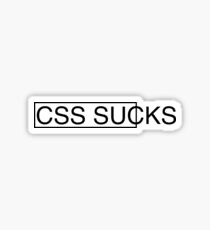 CSS Sucks Sticker