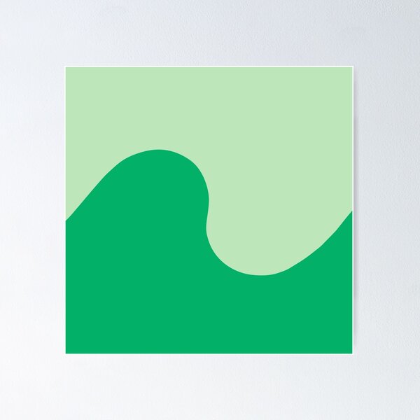 Item preview, Wave Swirl Minty Fresh designed and sold by STUDIO MORE Los Angeles.