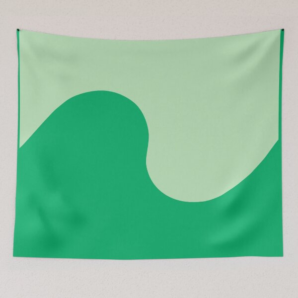 Item preview, Wave Swirl Minty Fresh designed and sold by STUDIO MORE Los Angeles.