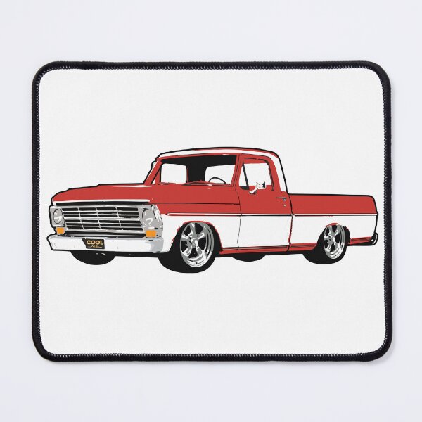 Item preview, Red & White 60s Lowered F Truck designed and sold by CoolRide.