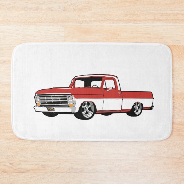 Item preview, Red & White 60s Lowered F Truck designed and sold by CoolRide.