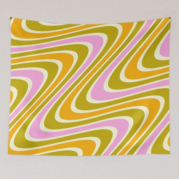 Item preview, Boho Abstract Wavy 70s  designed and sold by trajeado14.