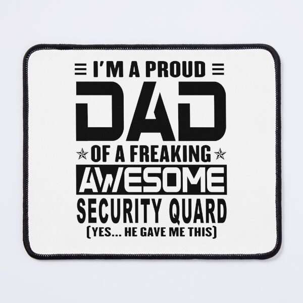 Item preview, I’m A Proud Dad Of A Freaking Awesome security quard, Funny Dad Shirt, Dad Of security quard Shirt, Dad Gifts, Christmas Gifts For Dad designed and sold by xlnv.