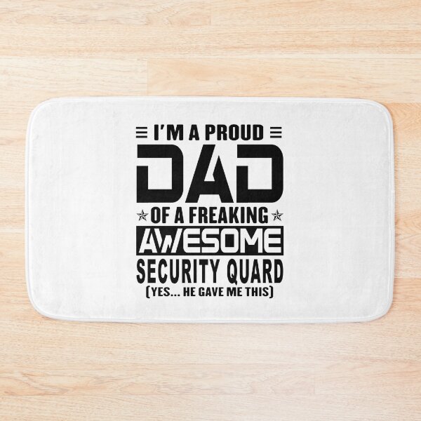 Item preview, I’m A Proud Dad Of A Freaking Awesome security quard, Funny Dad Shirt, Dad Of security quard Shirt, Dad Gifts, Christmas Gifts For Dad designed and sold by xlnv.