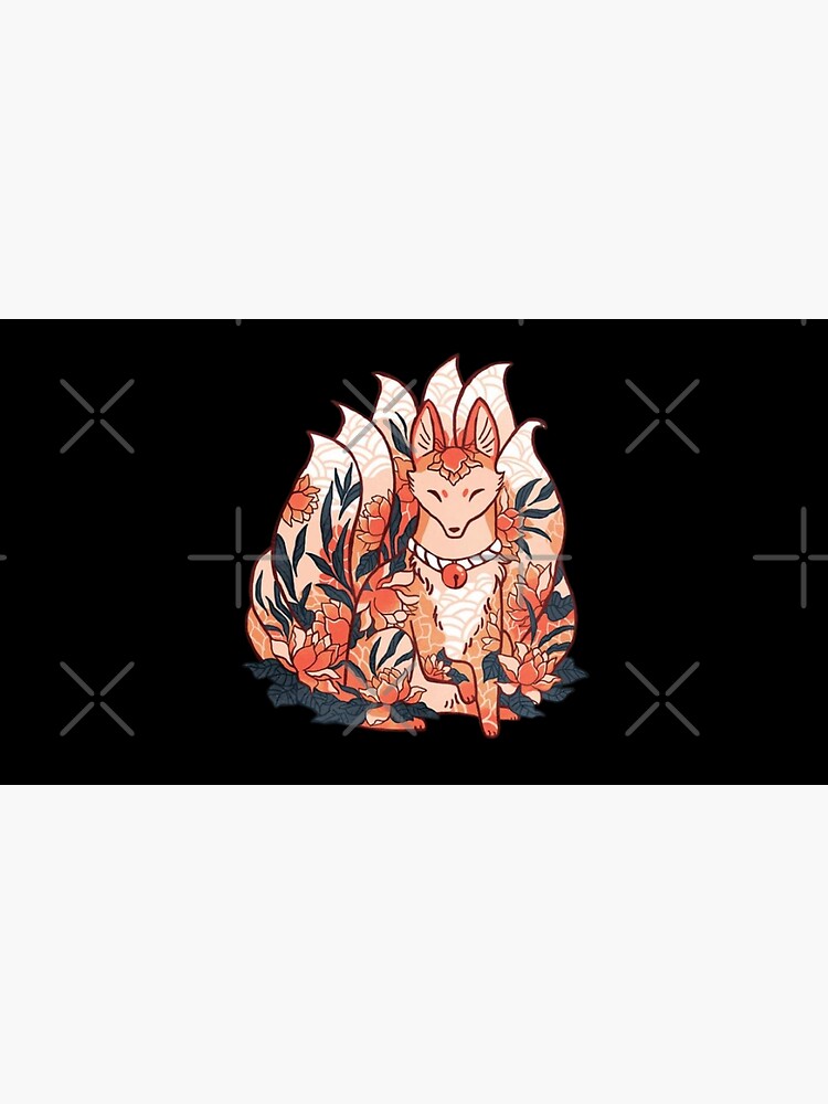 Japanische Kitsune Fuchs Hülle Für IPhone 15 Plus - Anime Design Mit Mond