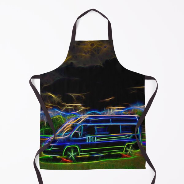 Item preview, Campervan With Weird and Wonderful Bright Colours and Neon Lights designed and sold by acceleratorhams.