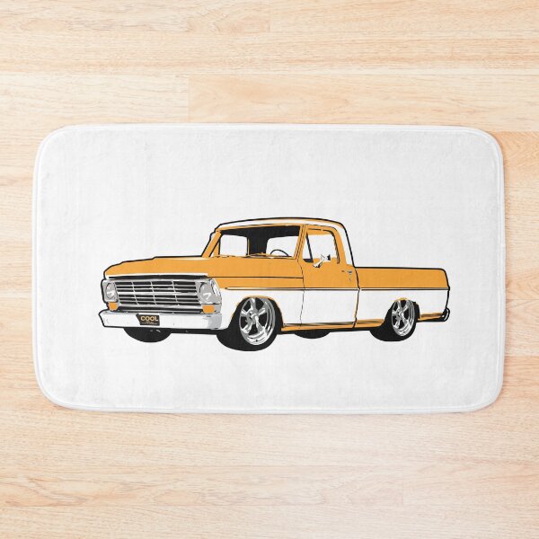 Item preview, Yellow & White 60s Lowered F Truck designed and sold by CoolRide.
