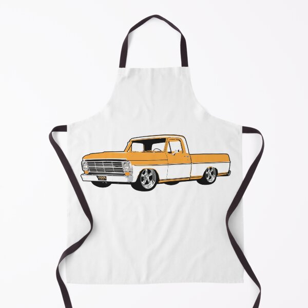 Item preview, Yellow & White 60s Lowered F Truck designed and sold by CoolRide.