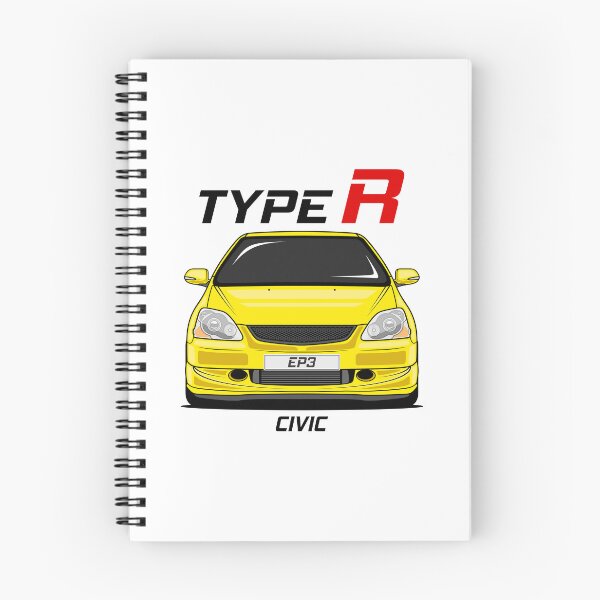 Item preview, The JDM Racing Yellow EP3 Art designed and sold by goldentuners.