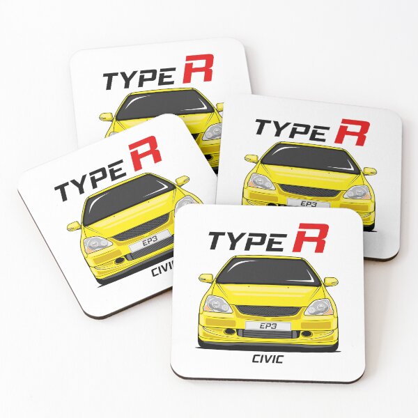 Item preview, The JDM Racing Yellow EP3 Art designed and sold by goldentuners.