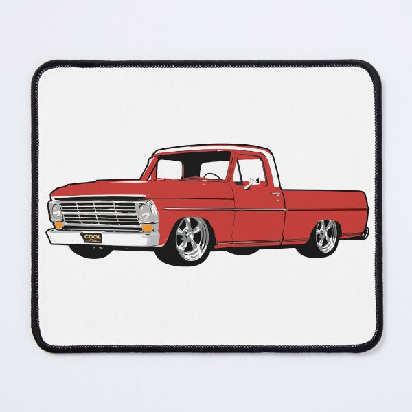 Item preview, Red 60s Lowered F Truck designed and sold by CoolRide.
