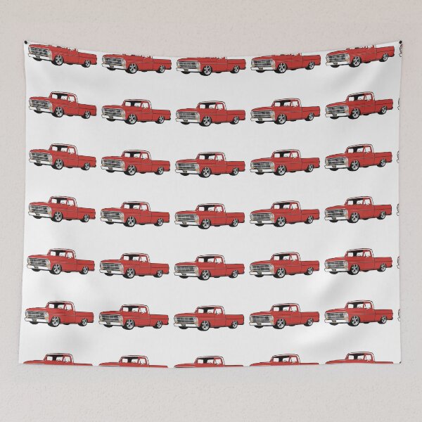 Item preview, Red 60s Lowered F Truck designed and sold by CoolRide.