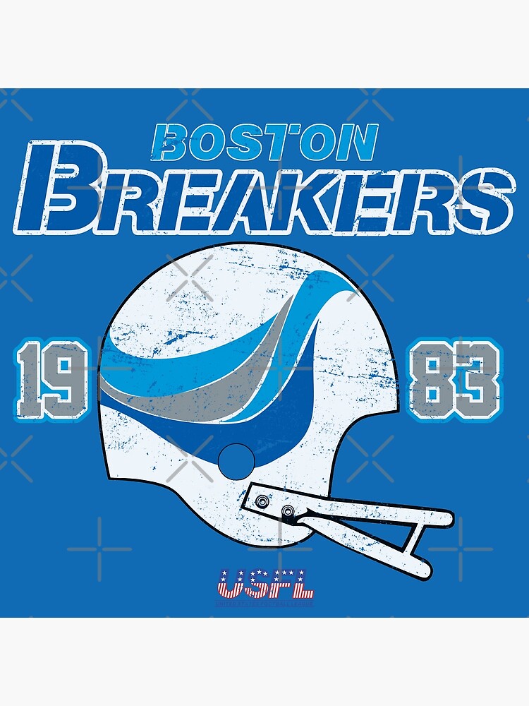 "Distressed Boston Breakers Helmet" Poster for Sale by TeeArcade84