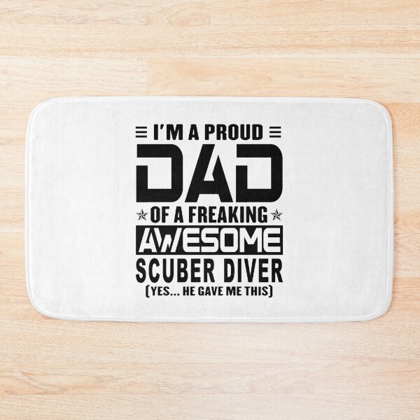Item preview, I’m A Proud Dad Of A Freaking Awesome scuber diver, Funny Dad Shirt, Dad Of scuber diver Shirt, Dad Gifts, Christmas Gifts For Dad designed and sold by xlnv.