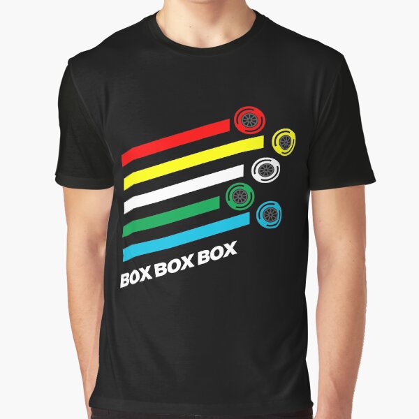 Artikel-Vorschau von Box Box Box F1 Reifenmischungsoptionen, designt und verkauft von David Speed Design.