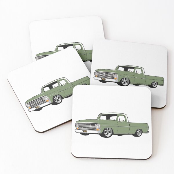 Item preview, Green 60s Lowered F Truck designed and sold by CoolRide.